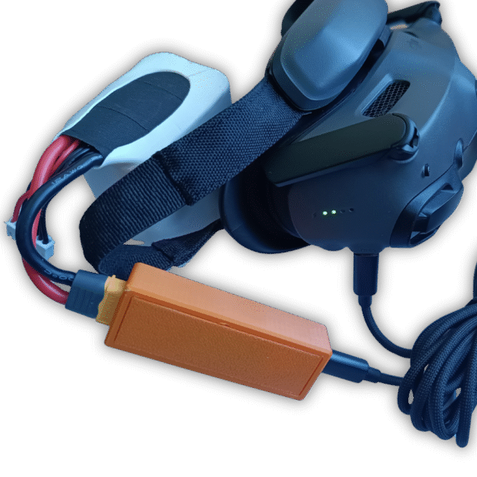 Зарядний пристрій USB Type-C від XT60 до 100W (помаранчевий) Зарядний пристрій USB Type-C від XT60 до 100W (помаранчевий)