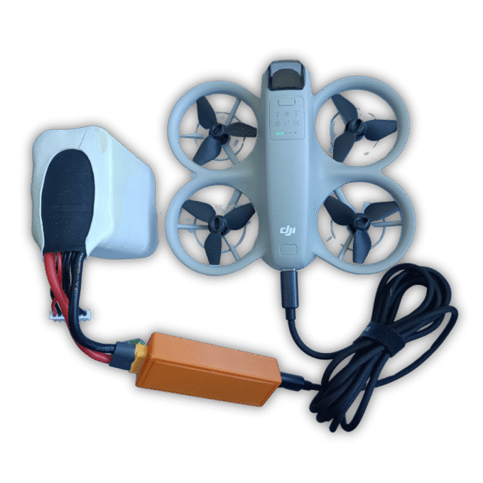 Зарядний пристрій USB Type-C від XT60 до 100W (помаранчевий) Зарядний пристрій USB Type-C від XT60 до 100W (помаранчевий)