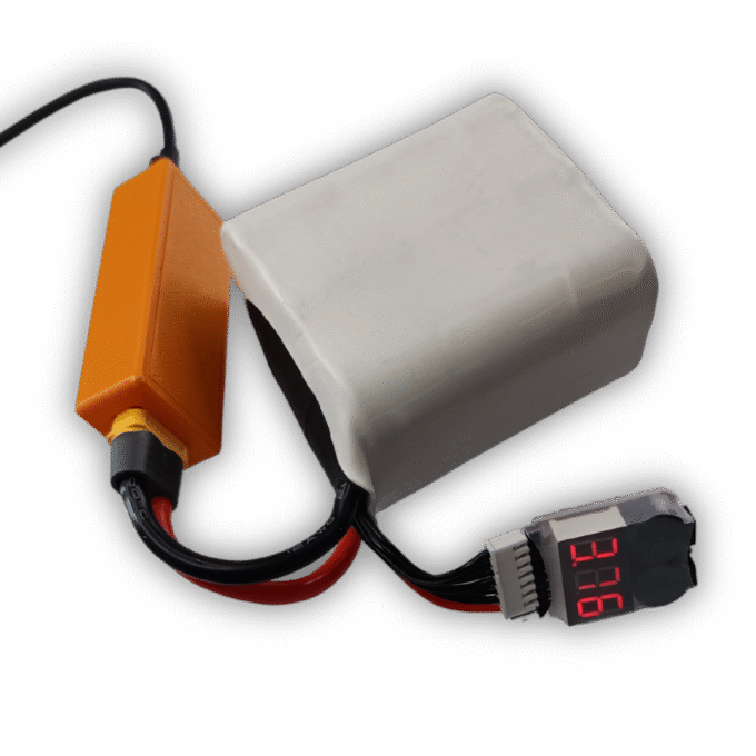 Індикатор/тестер напруги для 1–8S LiPo/Li‑ion/Li‑Fe в термоусадці з звуковим попередженням Індикатор/тестер напруги для 1–8S LiPo/Li‑ion/Li‑Fe в термоусадці з звуковим попередженням